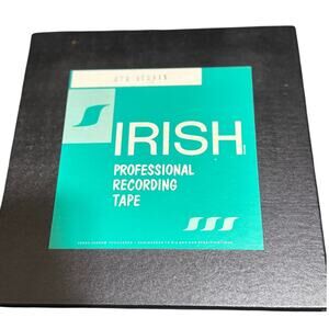 Deadstock (NOS) Irish Professional Recording Tape for a Reel-to-Reel Machine
